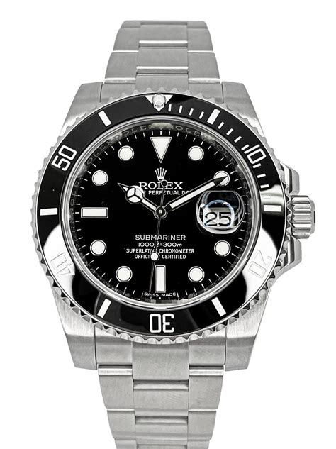 rolex submariner black bezel